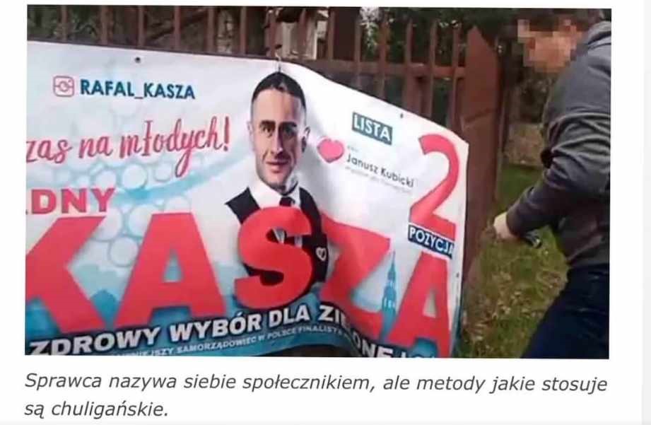 Read more about the article Ataki na wyborcze banery